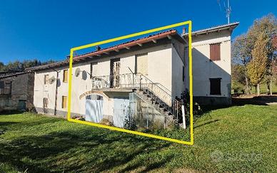 Porzione indipendente con terreno e bosco