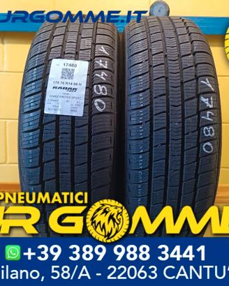 2 Gomme al 80% 175/70/14 RADAR Invernali - Cantù