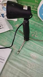 faretto su mini treppiede