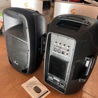 Coppia Casse altoparlanti attive 880watt