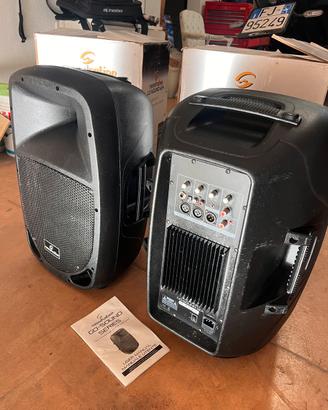 Coppia Casse altoparlanti attive 880watt