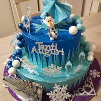 Torta scenografica Frozen