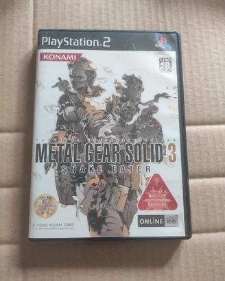 Metal Gear Solid 3 playstation 2 videogioco 