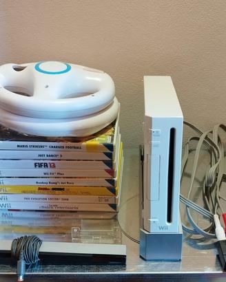 Nintendo Wii con giochi e accessori