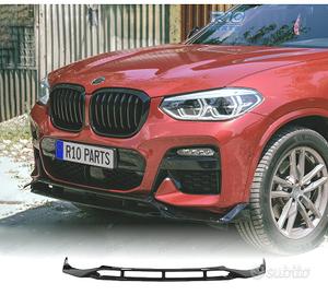 SPOILER LIP BMW X4 G02 18-21 LOOK M NERO LUCIDO