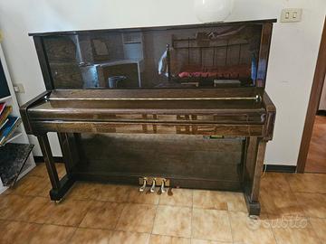 Pianoforte verticale, S. Ritter, marrone lucido