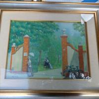 Quadro ingresso villa Borromeo