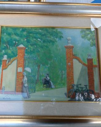 Quadro ingresso villa Borromeo Senago