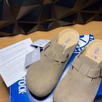 Birkenstock Boston Suede Sabbia 38 Nuove
