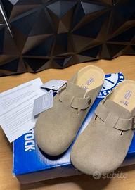 Birkenstock Boston Suede Sabbia 38 Nuove