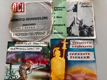 vinili fascismo mussolini set