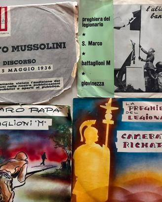 vinili fascismo mussolini set