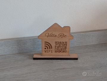 Targa/Cartello Wifi per Case B&B 