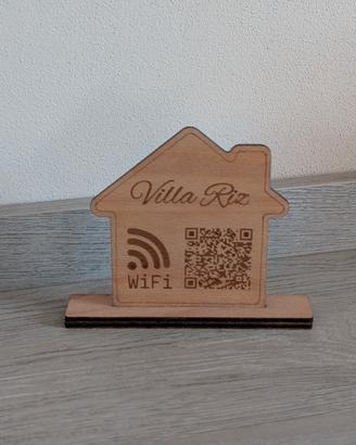 Targa/Cartello Wifi per Case B&B 