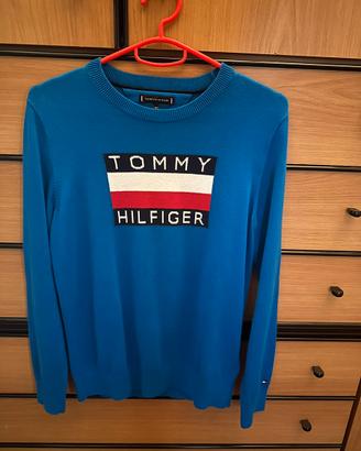 Maglioncino Tommy Hilfiger blu 12 anni