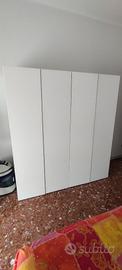 Armadio bianco Platsa IKEA Tre ante Acquistato da