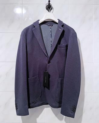 Giacca blazer elegante blu Zara