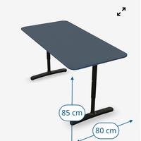 Scrivania nera IKEA