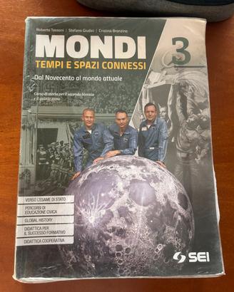 Libro di storia “MONDI TEMPI E SPAZI CONNESSI 3”