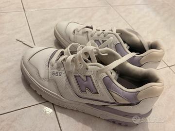 New Balance 550 donna bianco/lilla 🤍💜
