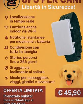 GPS localizzatore per cani