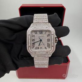 CARTIER SANTOS DIAMANTI BIANCHI VS\G