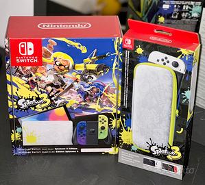 Nintendo Switch Oled Custodia Splatoon 3 + Box