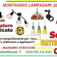 Montaggio lampadario Roma