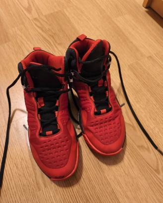 TARMAK Scarpe basket unisex rosse