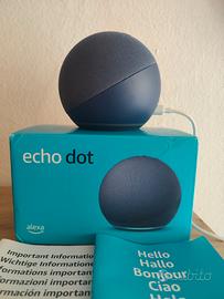 Amazon Alexa Echo dot 5 gen blu 