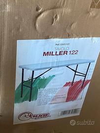 Tavolino da campeggio Miller 122, pieghevole. Nuov