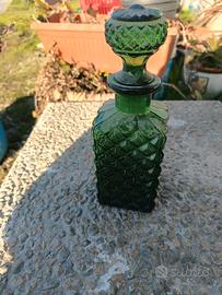 bottiglia verde vintage