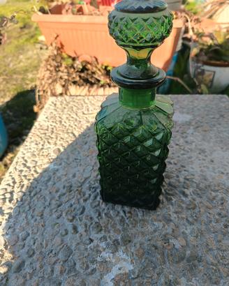 bottiglia verde vintage