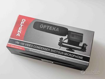 Microfono a condensatore direzionale per reflex