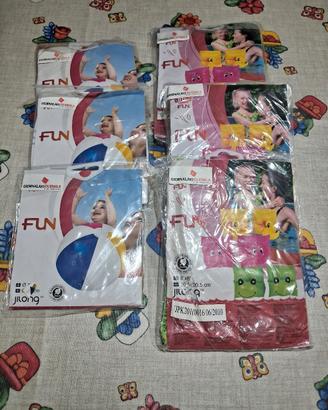 JILONG palloni da spiaggia+braccioli