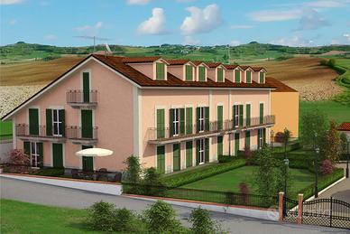 Cascina rustico appartamenti Mirabello Monferrato