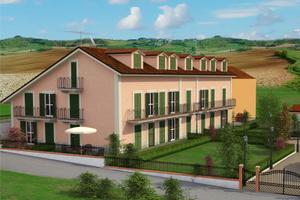 Cascina rustico appartamenti Mirabello Monferrato