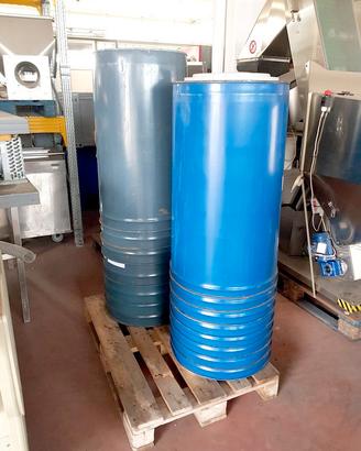 Bidoni metallici usati