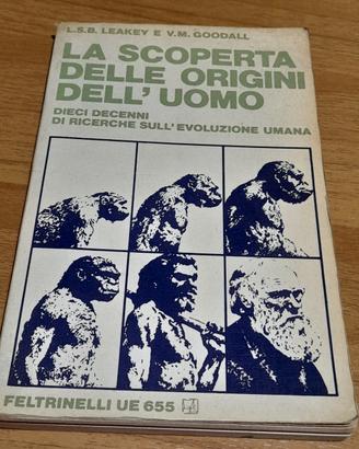 LIBRO LA SCOPERTA DELLE ORIGINI DELL'UOMO 