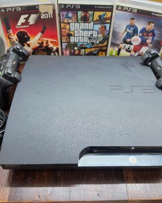 Playstation PS3 Slim + Controller + 5 Giochi
