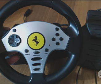 Volante e Pedali Trustmaster Ferrari PS2/Pc