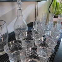 Servizio bicchieri cristallo da 4