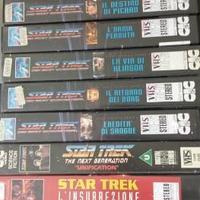 Vidocassette VHS originali star trek