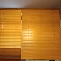 Coppia di tende veneziane arancioni 60x150cm