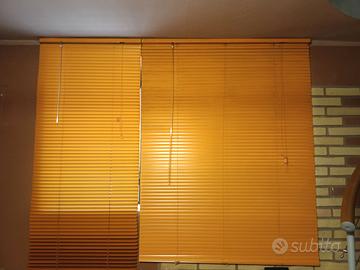 Coppia di tende veneziane arancioni 60x150cm