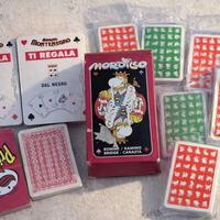 3 mazzi di Carte poker/ briscola 1 di mordillo