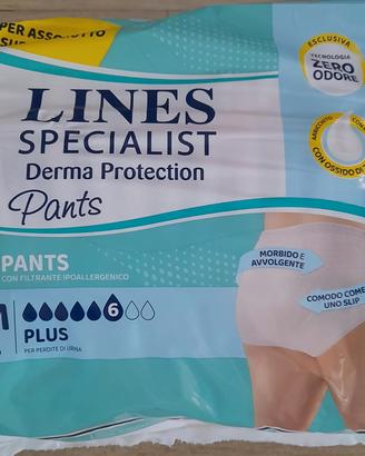 n. 540 PZ. mutande Lines assorbenti M donna