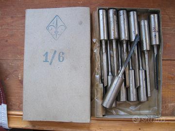 Set di 26 punte cavatrici per legno, per fresa