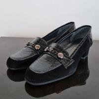 Décolleté Gabor Effetto Coccodrillo Lucido Nero 38