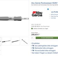 Canna da pesca spinning Abu Garcia Rocksweeper